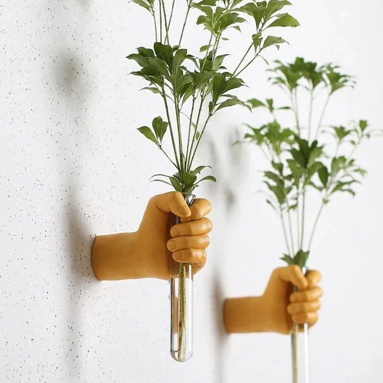 Flower Grab Väggvas | Veska