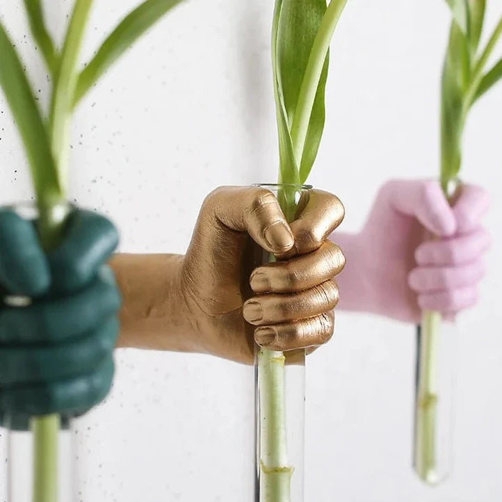 Flower Grab Väggvas | Veska