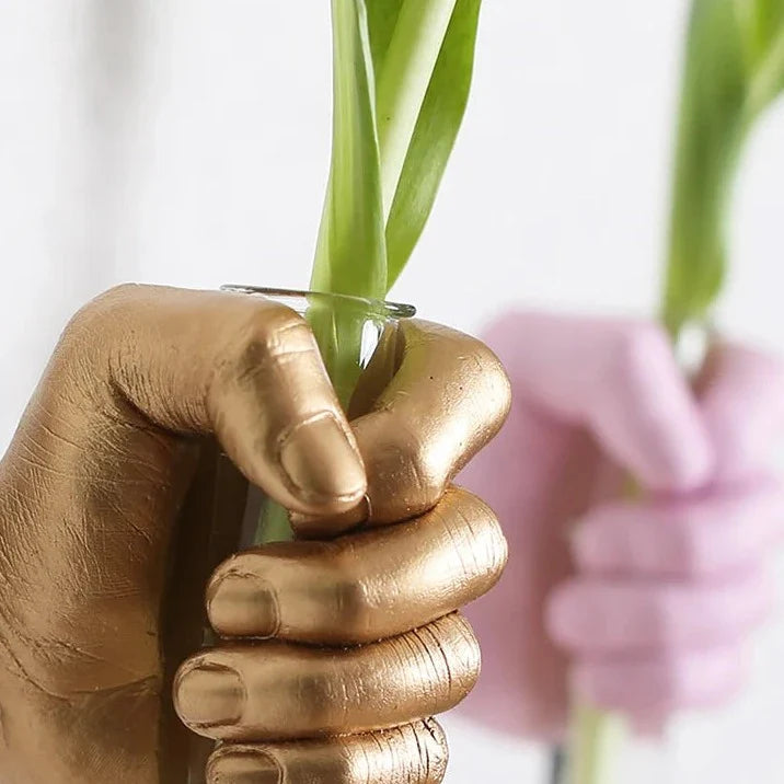 Flower Grab Väggvas | Veska
