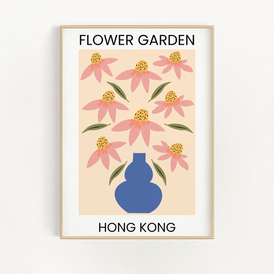 Flower Market - Hong Kong | Veska 21×30 cm