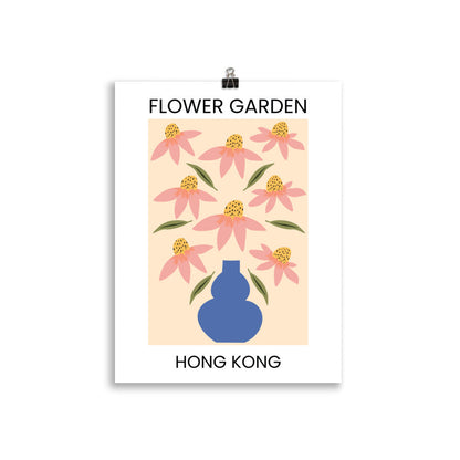 Flower Market - Hong Kong | Veska 30×40 cm