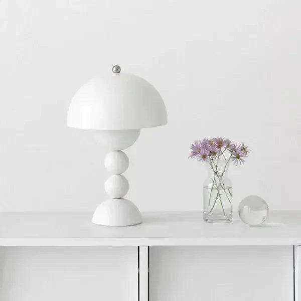 FlowerLume - Stilig Blommig Nordisk Bordslampa | Veska