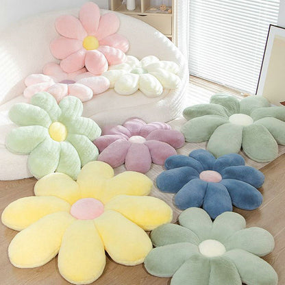 Fluffig Daisy Kudde - Pastell | Veska