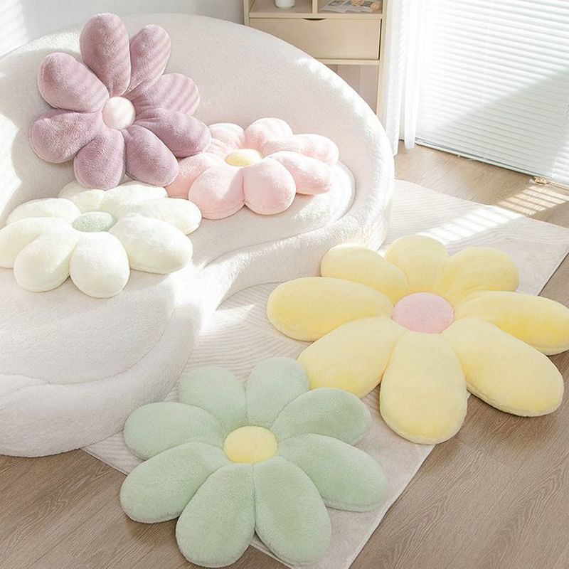 Fluffig Daisy Kudde - Pastell | Veska