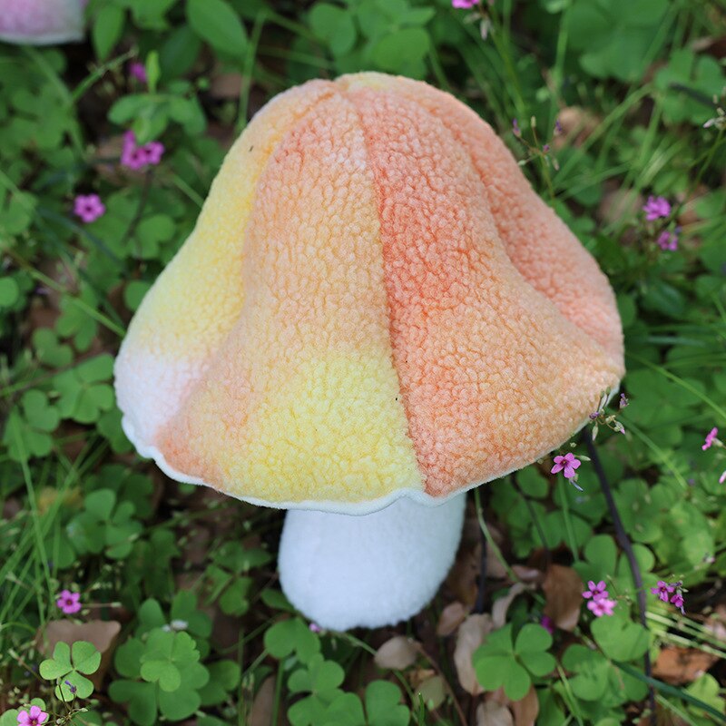 Fluffig svampkudde | Veska Orange