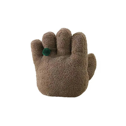 Fluffiga Handkuddar med Ring | Veska brun