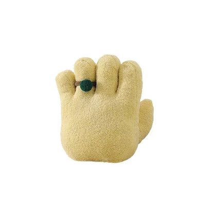 Fluffiga Handkuddar med Ring | Veska gul