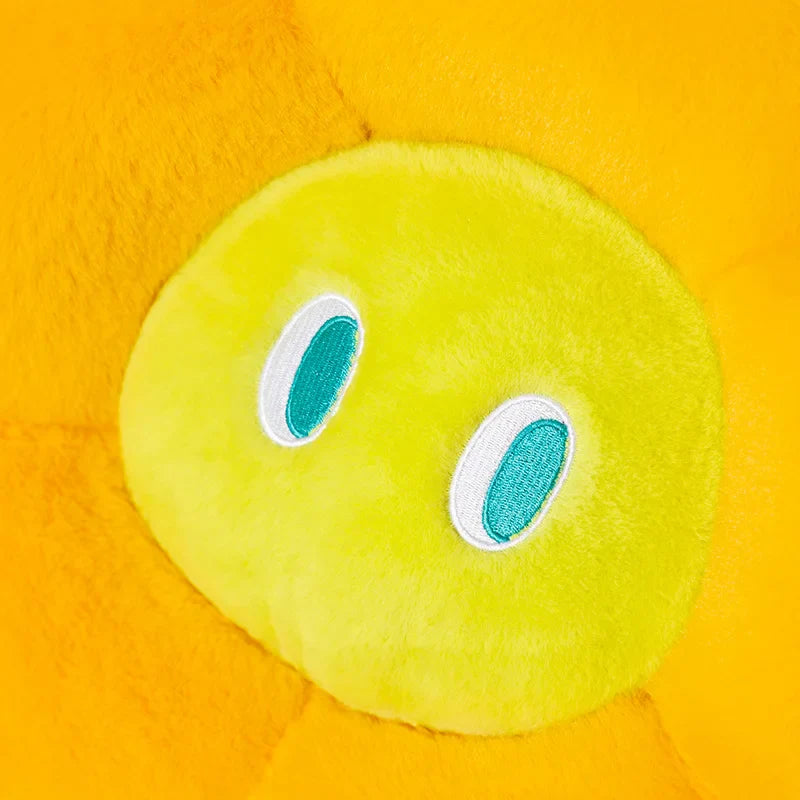 Fluffy Flower Cushion with Eyes | Veska
