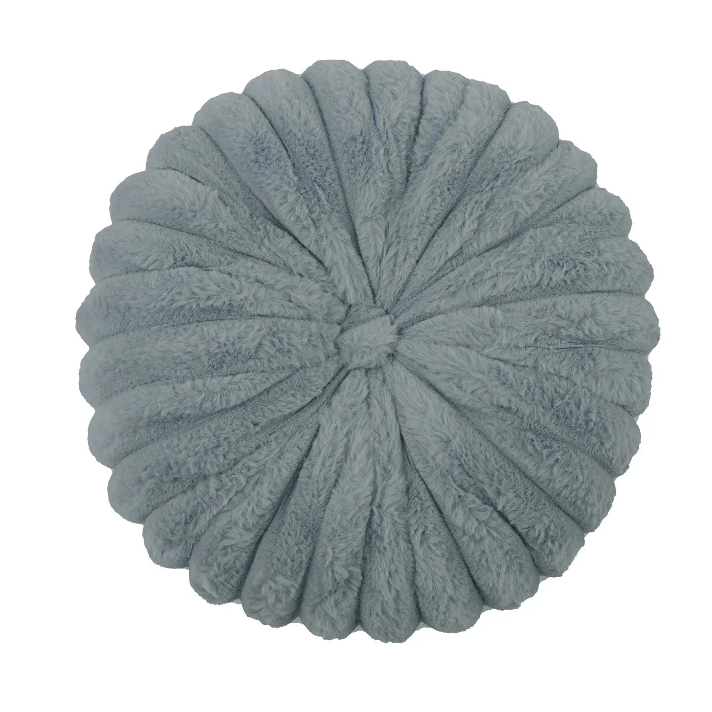 Fluffy Pastell Pumpa Kudde | Veska Blågrå 35CM