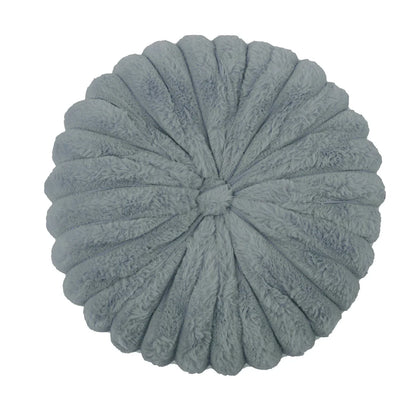 Fluffy Pastell Pumpa Kudde | Veska Blågrå 35CM