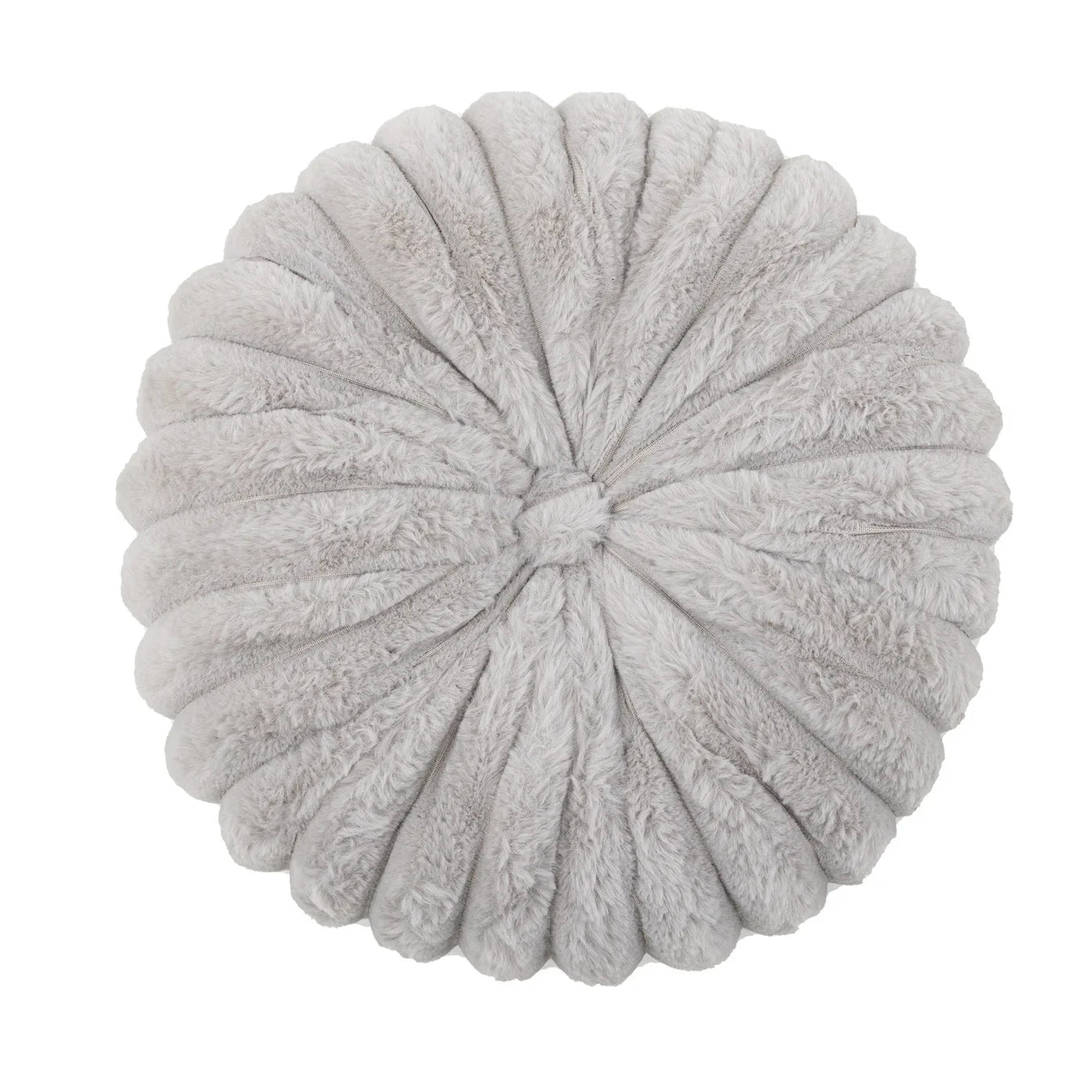 Fluffy Pastell Pumpa Kudde | Veska Grå 35CM