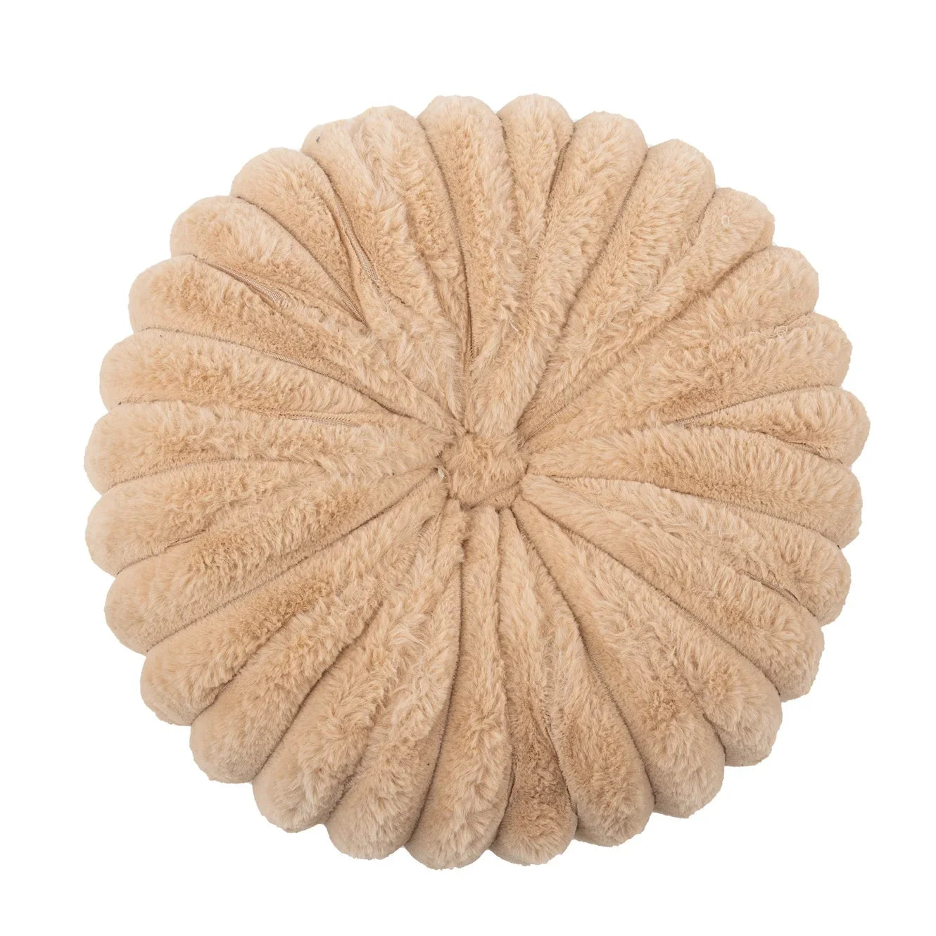 Fluffy Pastell Pumpa Kudde | Veska Ljus kaffe 35CM
