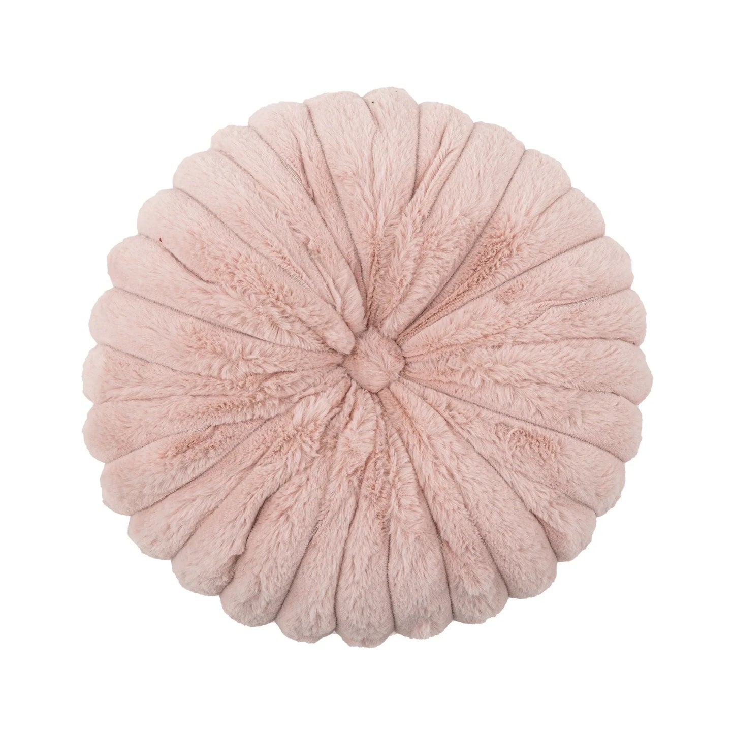 Fluffy Pastell Pumpa Kudde | Veska Ljus rosa. 35CM