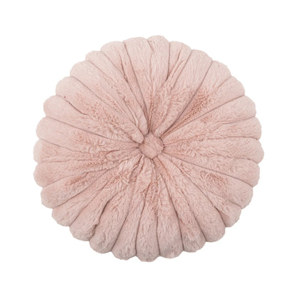 Fluffy Pastell Pumpa Kudde | Veska Ljus rosa. 35CM