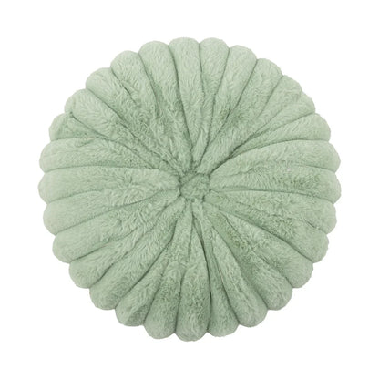 Fluffy Pastell Pumpa Kudde | Veska Ljusgrön 35CM