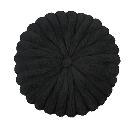 Fluffy Pastell Pumpa Kudde | Veska Svart 35CM