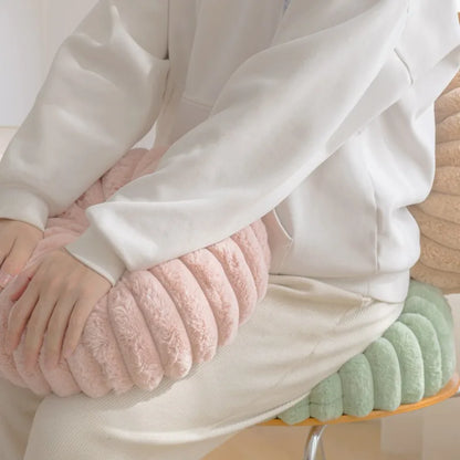 Fluffy Pastell Pumpa Kudde | Veska