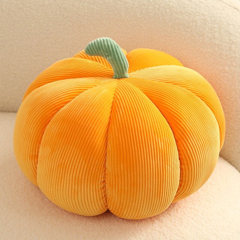Fluffy Pumpkin Kudde | Veska Gul - kordflod