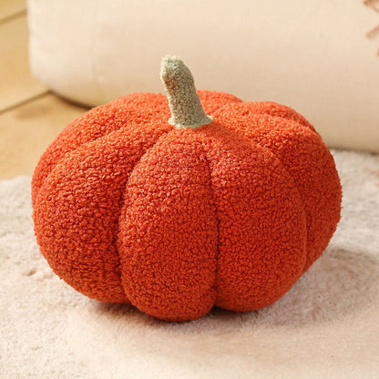 Fluffy Pumpkin Kudde | Veska Mörk orange - boucle