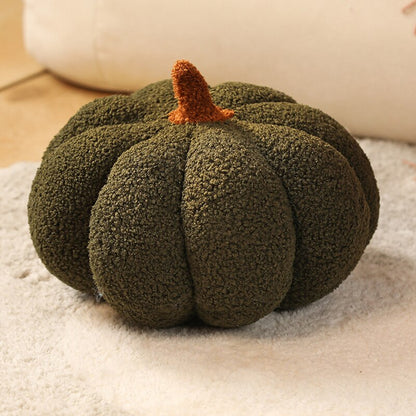 Fluffy Pumpkin Kudde | Veska Mörkgrön - boucle