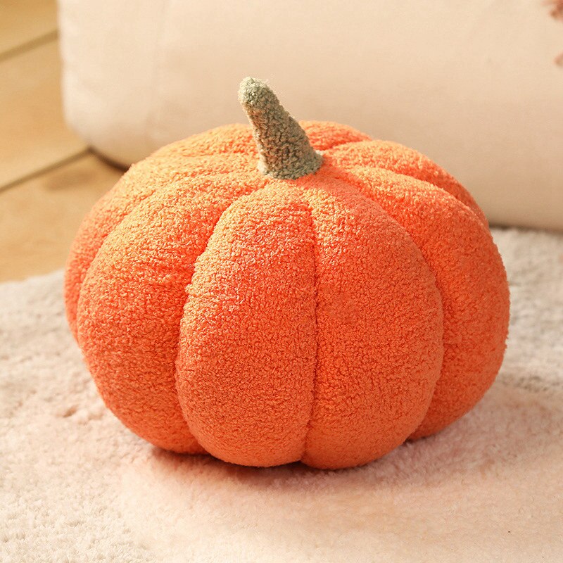 Fluffy Pumpkin Kudde | Veska Orange pink - boucle