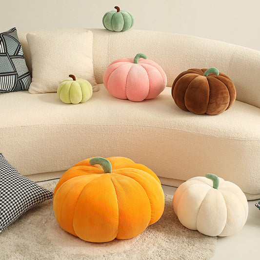 Fluffy Pumpkin Kudde | Veska 18 cm Vit - kordflod