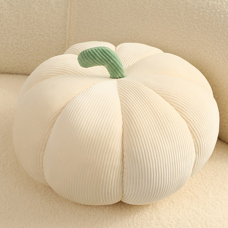 Fluffy Pumpkin Kudde | Veska Vit - kordflod