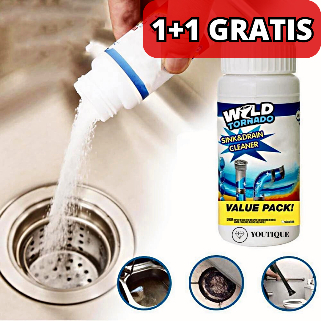 FlushMaster® Pro | 1+1 GRATIS | Aldrig mer en igensatt avlopp | Veska