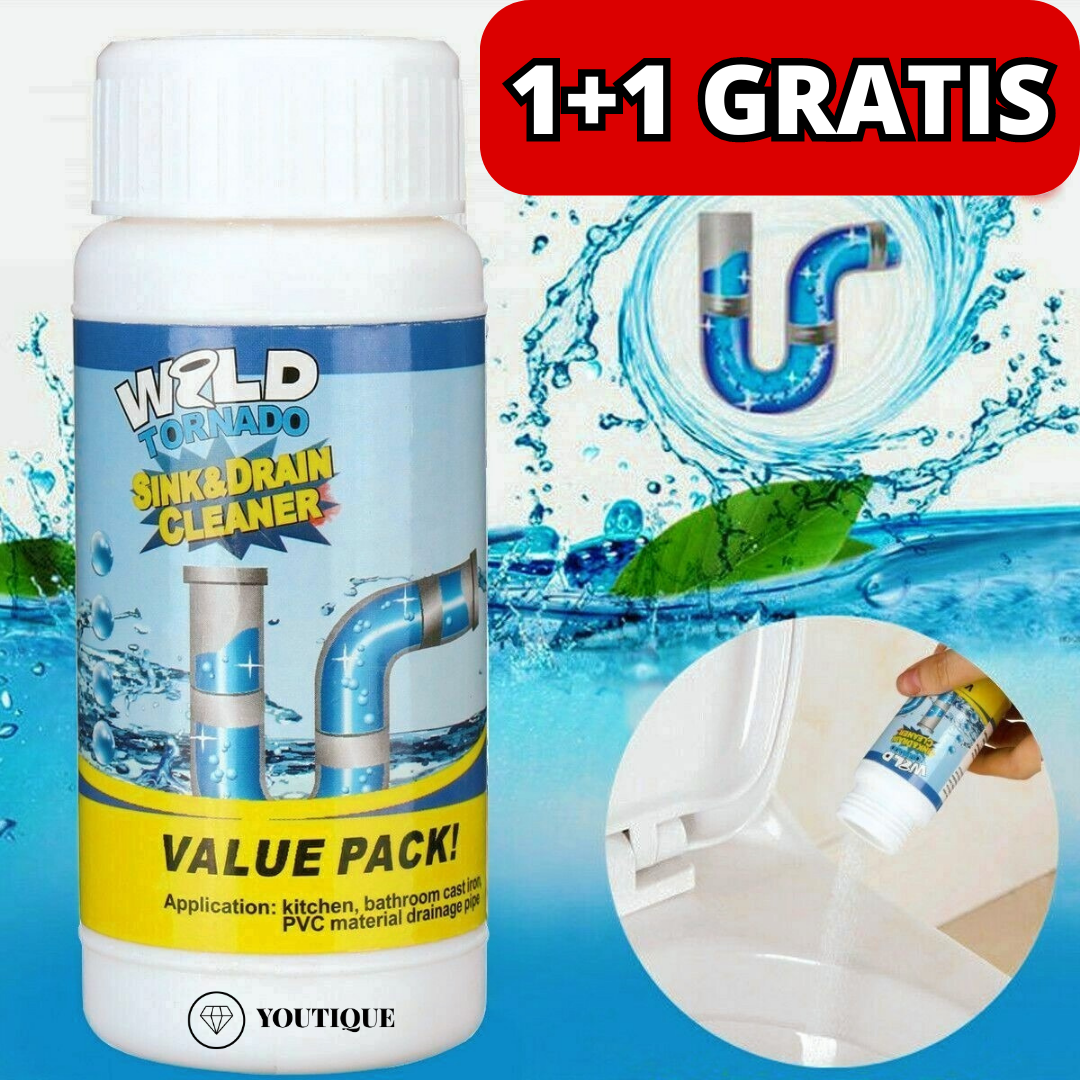 FlushMaster® Pro | 1+1 GRATIS | Aldrig mer en igensatt avlopp | Veska