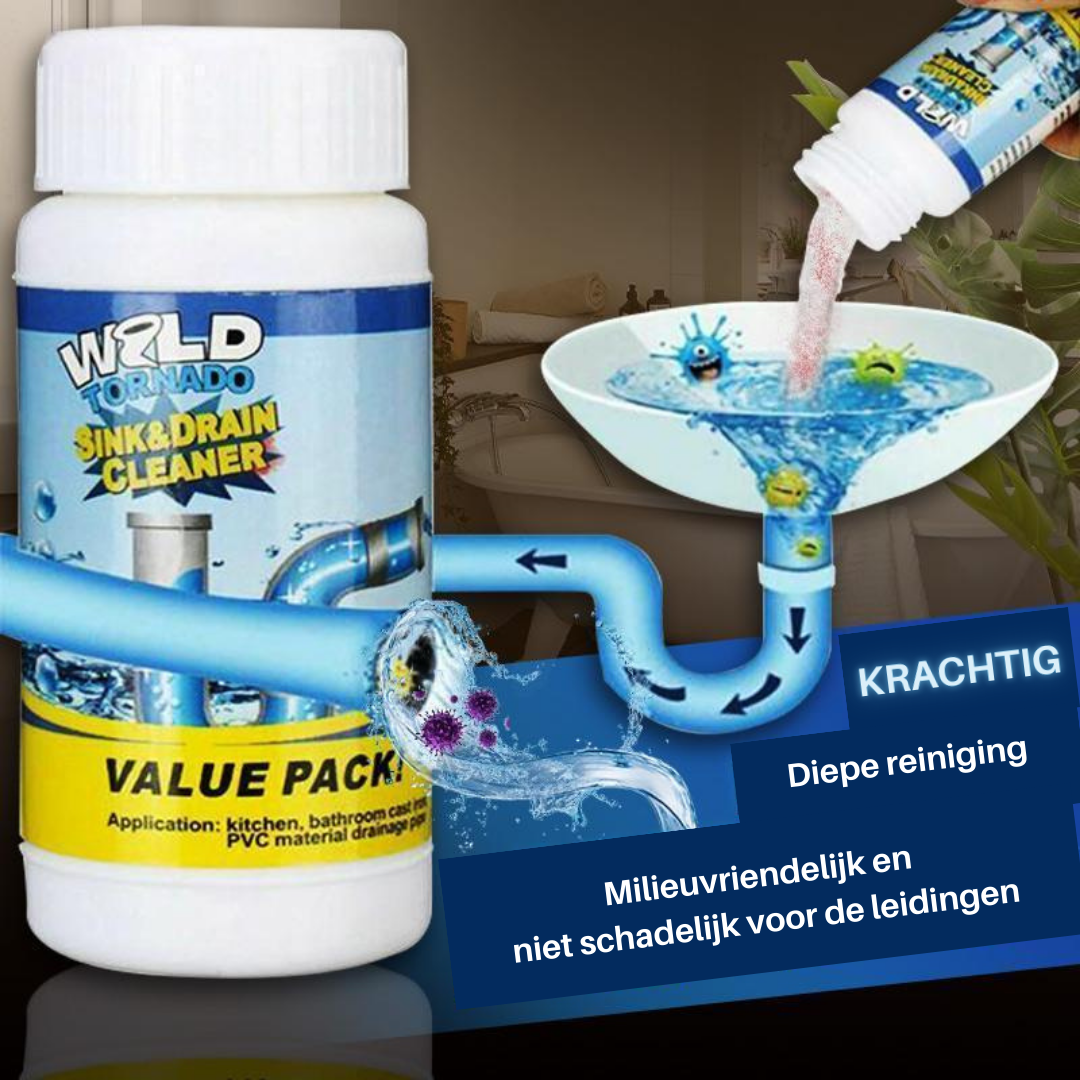 FlushMaster® Pro | 1+1 GRATIS | Aldrig mer en igensatt avlopp | Veska