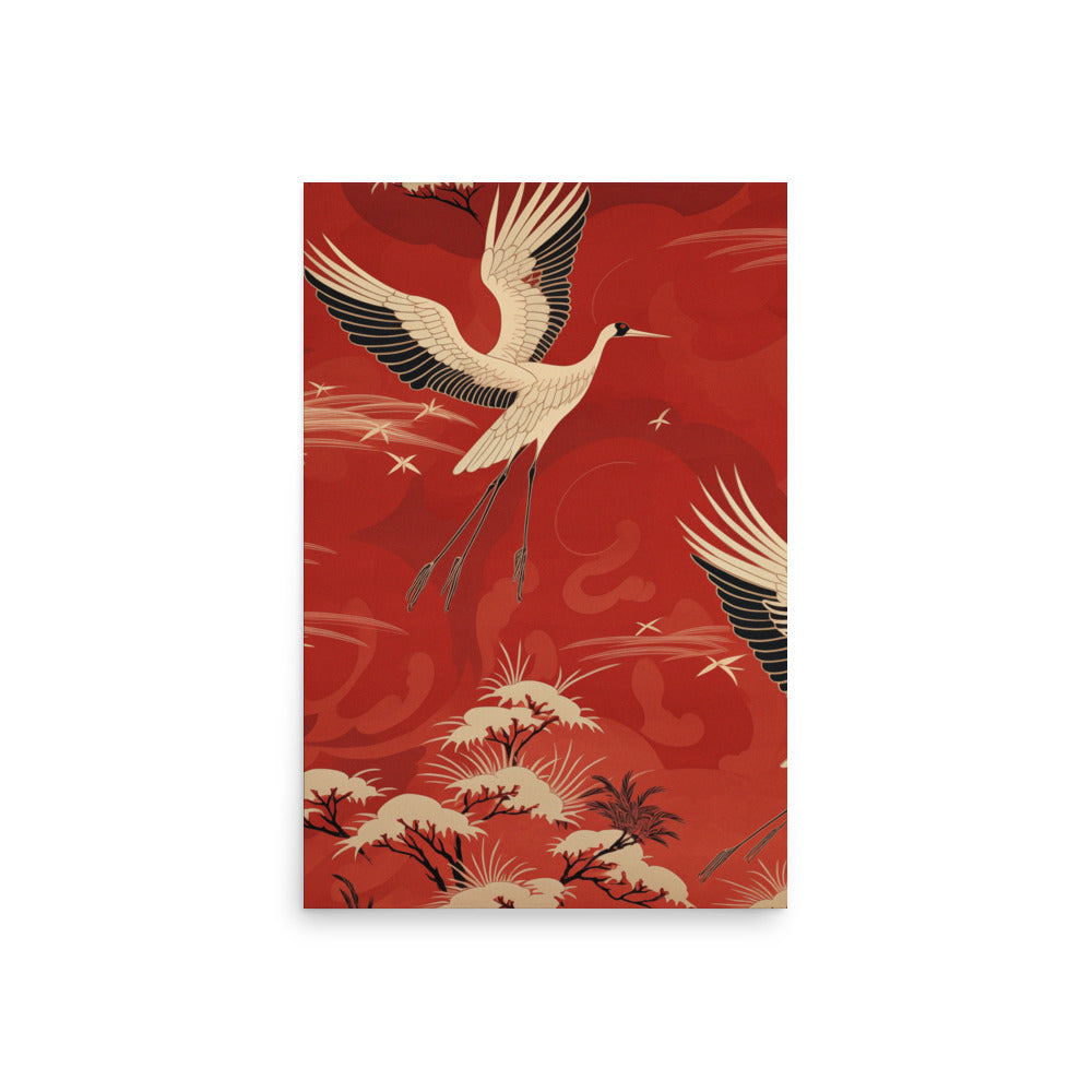 Flying Cranes | Veska 20″×30″