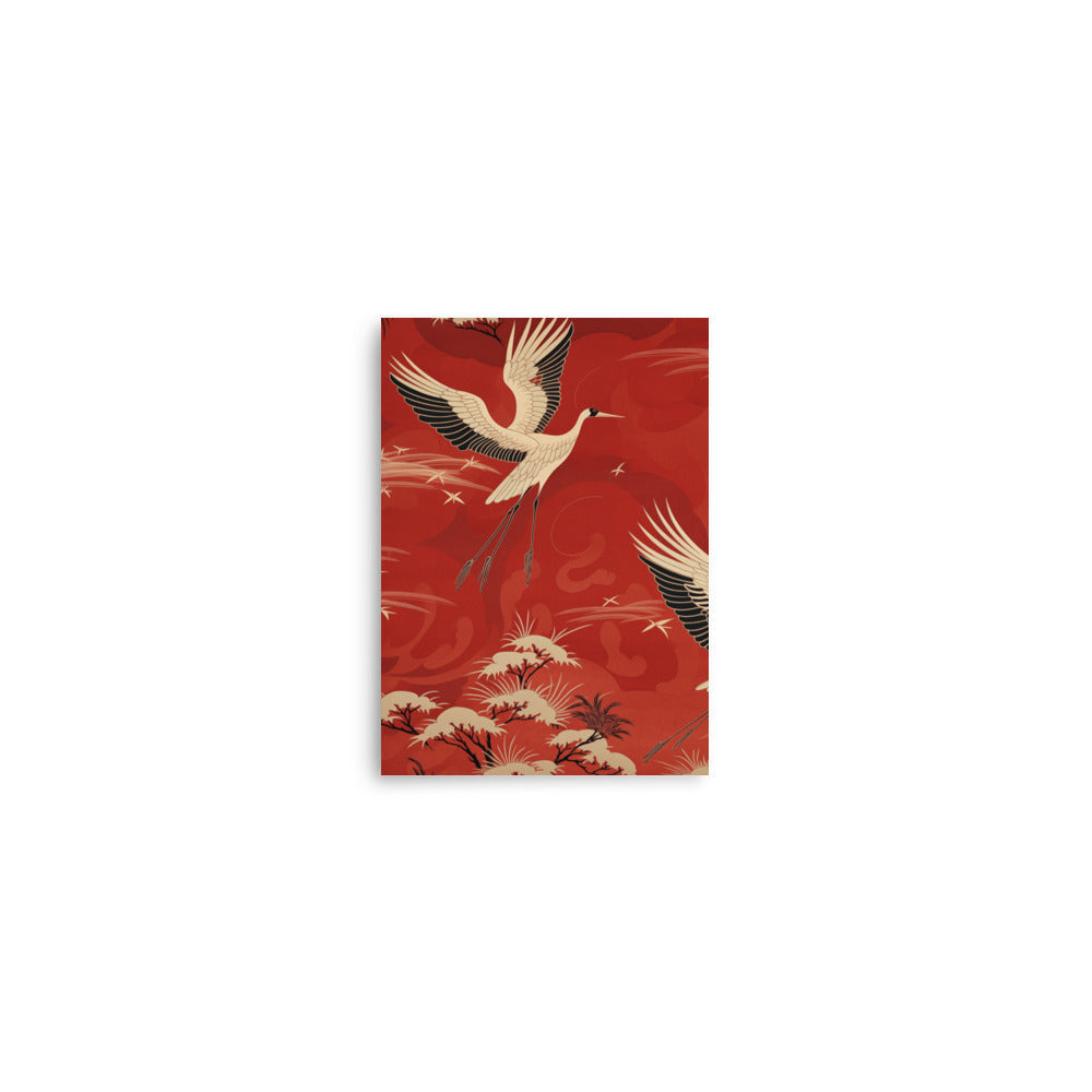 Flying Cranes | Veska 5″×7″
