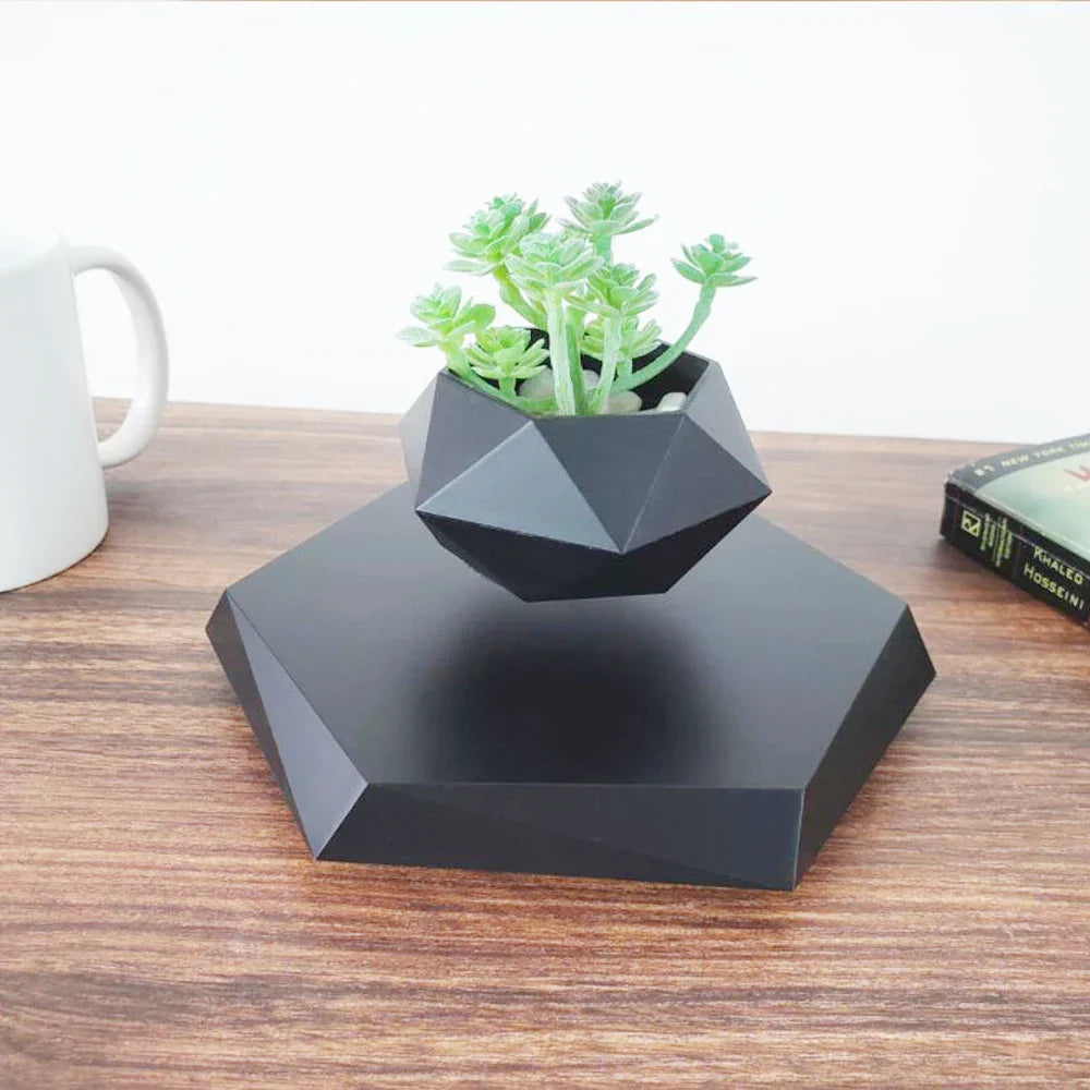 Flytande Air Bonsai Kruka Magnetisk flytande växtkruka för modern skrivbordsdekoration | Veska