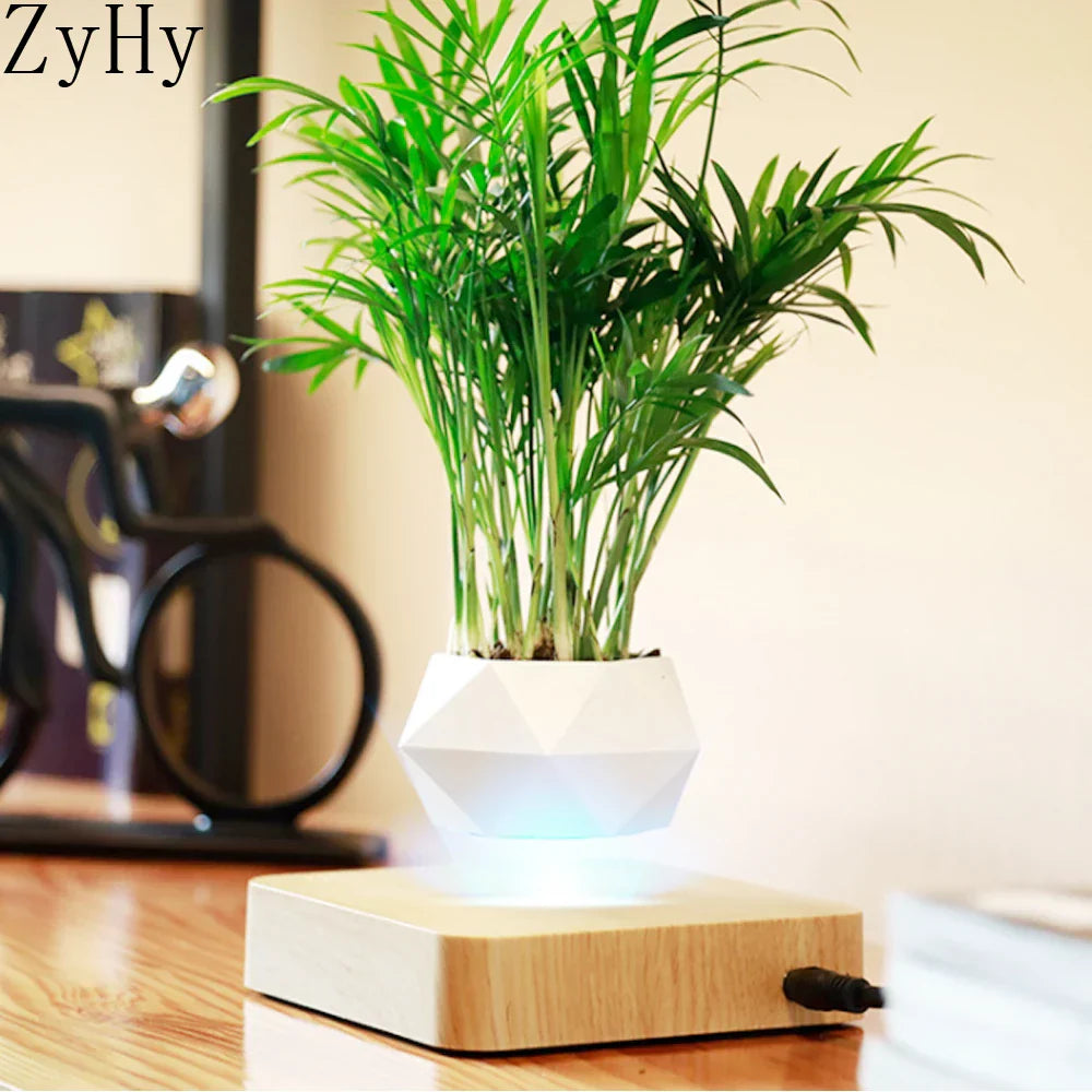 Flytande Air Bonsai Kruka Magnetisk flytande växtkruka för modern skrivbordsdekoration | Veska