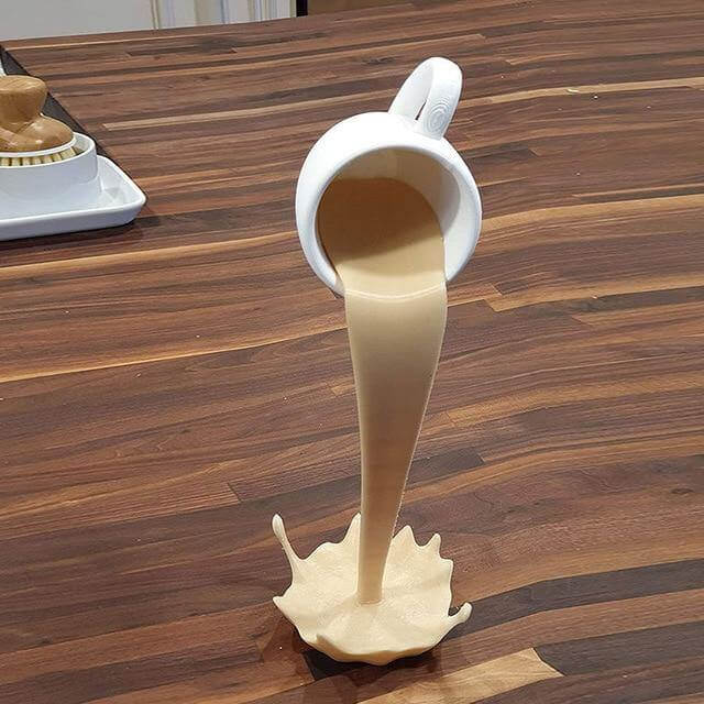 Flytande spillande kaffekopp dekoration | Veska C