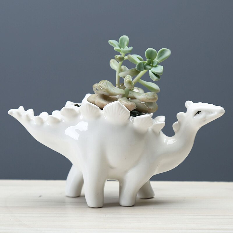 Förhistoriska växter: Dino Veskaomkruka Planter | Veska Vit