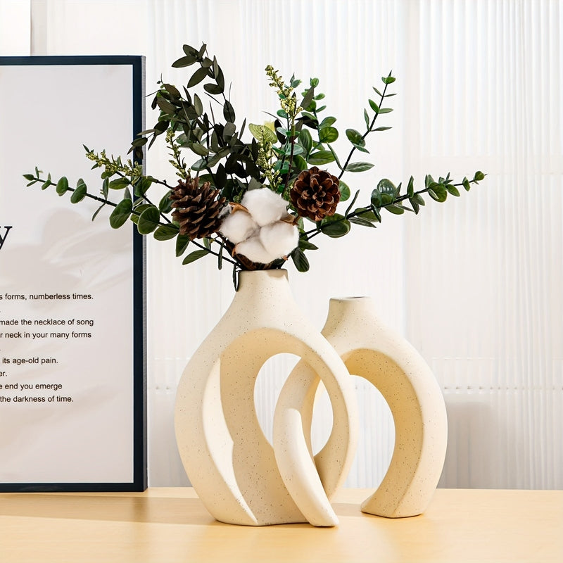 FormaVase Lyxigt geometriskt vas-set för moderna Veskaomsterarrangemang | Veska