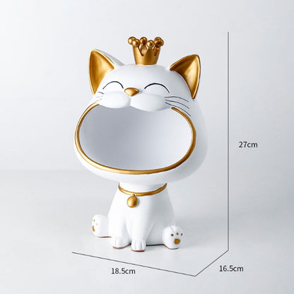 Fortune Kitty Staty Hem Förvaringsbox | Veska Vit