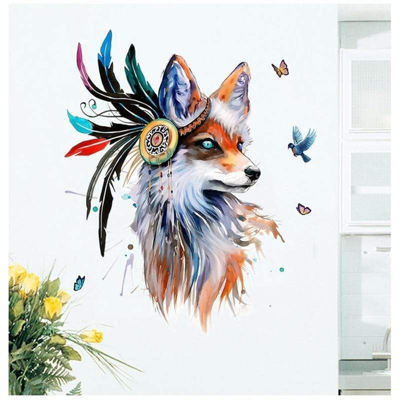 Fox Väggklistermärke | Veska