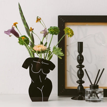 Foxy Kontrast Akryl Vas Konstnärlig Design Mångsidig & Dekorativ | Veska Kvinna