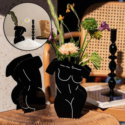 Foxy Kontrast Akryl Vas Konstnärlig Design Mångsidig & Dekorativ | Veska