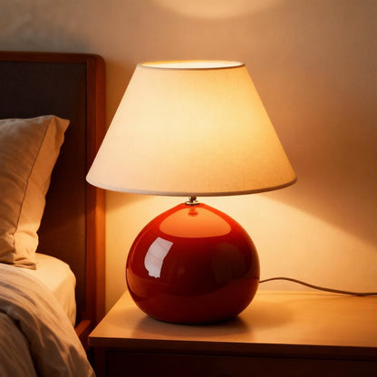 Fransk Vintage Kastanjestil Bordslampa | Veska Full Spectrum LED