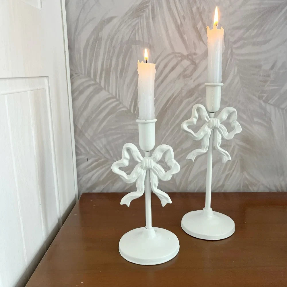 Franskt smidesjärn ljusstake | Veska