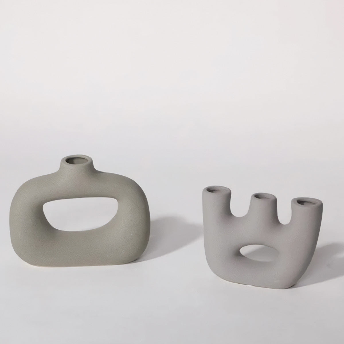 Frosted Vase Collection - Keramisk Bordvas, Ny K klassisk / Post-modern Stil, Hemma-kontor Dekoration | Veska