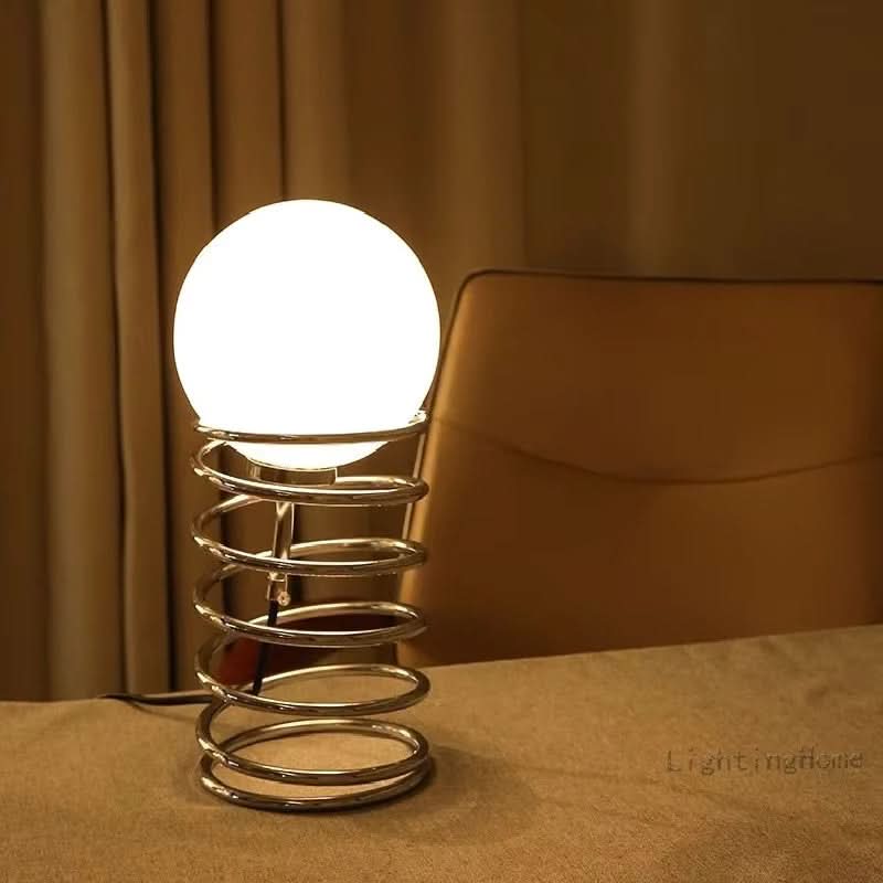 FrostOrb Bauhaus Bordslampa – Frostat Glas | Veska