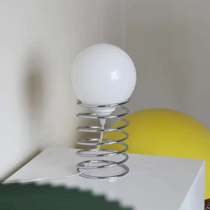 FrostOrb Bauhaus Bordslampa – Frostat Glas | Veska Stil A