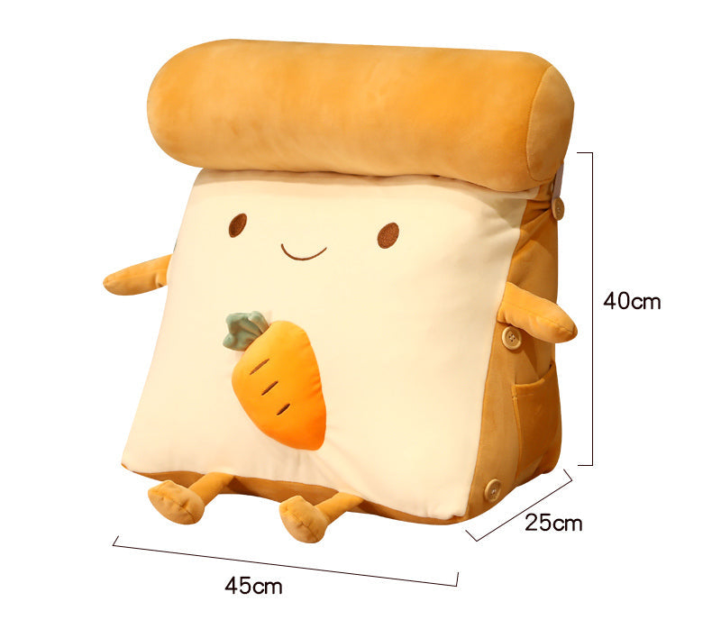 Fruktig Toast Bröd Bekväm Kudde | Veska