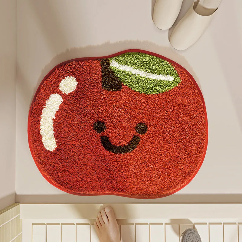 Fruktkaraktärmatta | Veska Äpple