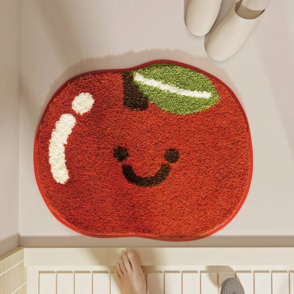 Fruktkaraktärmatta | Veska Äpple