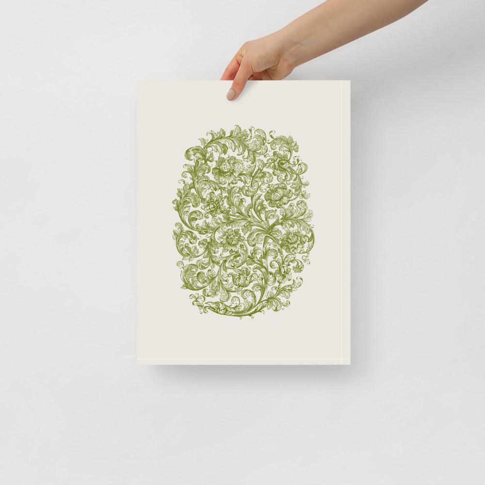 Gamla gröna trädgården | Veska 12×16